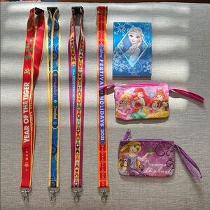 Disney Notepad, Wristlets, and Lanyard Bundle!